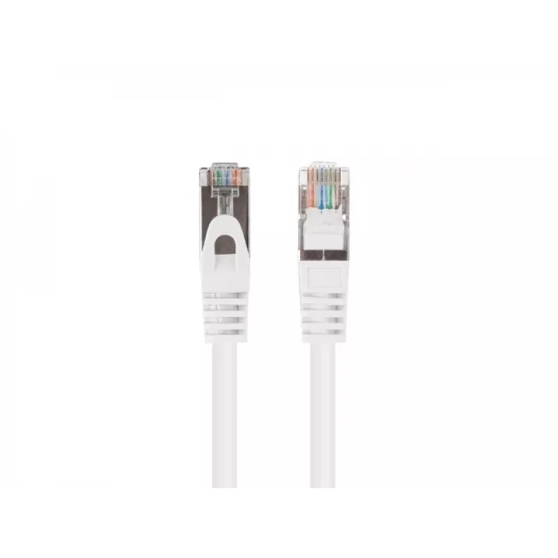 Network Cable LANBERG PATCHCORD KAT.6 FTP 2M WHITE PCF6-20CC-0200-W