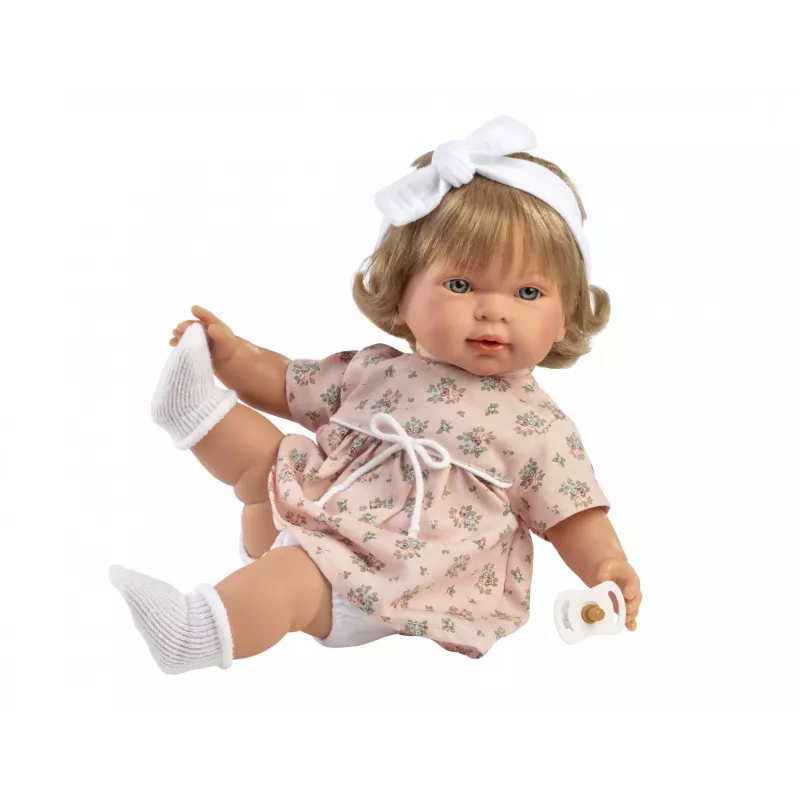 Doll Llorens Carla 42 cm — crying doll with realistic features and soft body