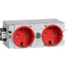Hager Dado Trunking Plug-In Module (W x H x T) 120 x 50 x 61 mm GS20003020 1 pc(s) traffic red (GS20003020)