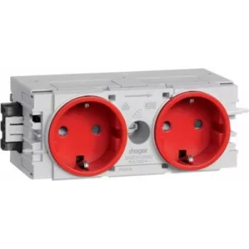 Hager Dado Trunking Plug-In Module (W x H x T) 120 x 50 x 61 mm GS20003020 1 pc(s) traffic red (GS20003020)