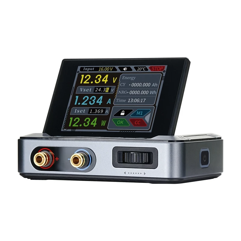 Programmable DC Power Supply Fnirsi DPS150 DC Mini, model DPS150, adjustable DC output with digital display