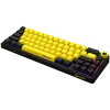 Mechanical gaming keyboard LORGAR KBP70MW 65% Black Yellow EN layout