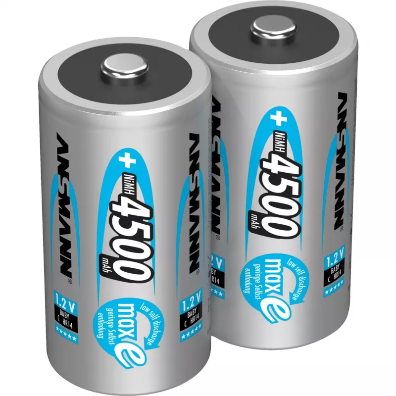 1x2 Ansmann maxe Battery NiMH Baby 4500 mAh German (5035352)
