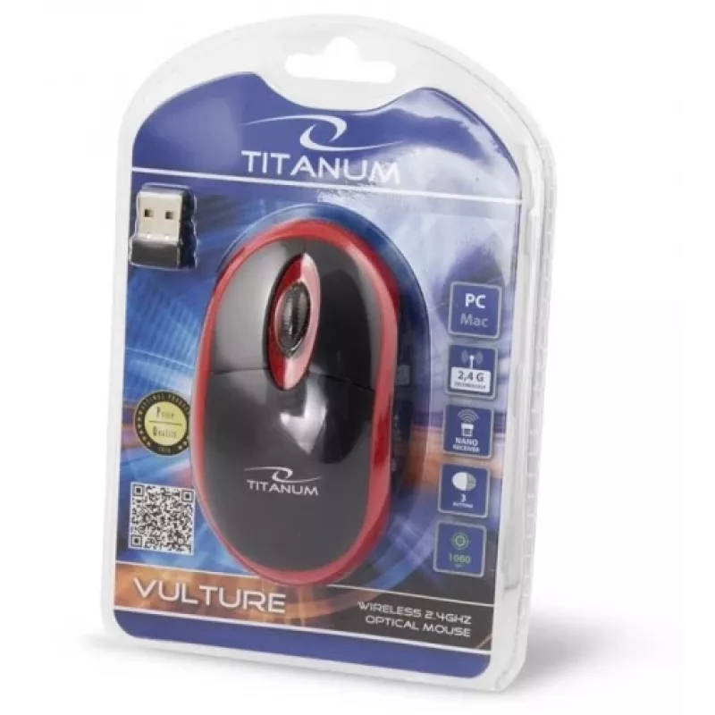 Mouse Esperanza Titanum TM116R RF Wireless