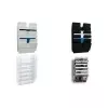 Literature rack Durable FLEXIPLUS 6 shelves White