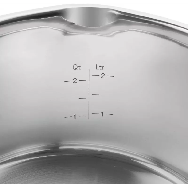 ZWILLING stainless steel pan set SIMPLIFY 5 pcs — dishwasher & oven safe, glass lids, suitable for ceramic hobs
