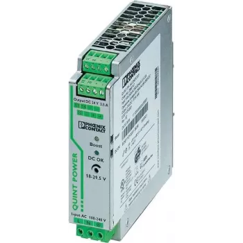 Phoenix QUINT-PS/1AC/24DC/3.5 Power Supply 84 W Green - Grey (2866747)