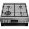 BEKO Cooker | FBMA61330GXDT | Hob type Gas | Oven type Electric | Stainless Steel | Width 60 cm | Grilling | LED | Depth 60 cm | 72 L