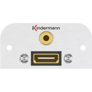 Socket outlet HDMI + 3.5mm Kindermann 7441000589