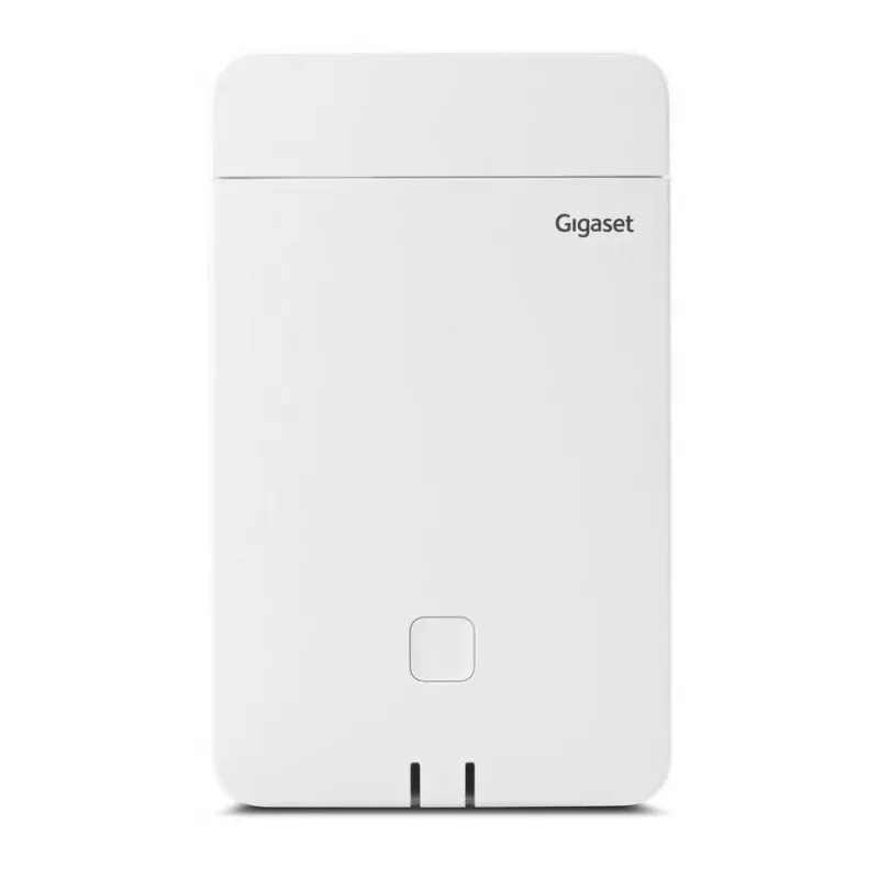DECT base station Gigaset N770 IP Pro — 120 channels, HTTPS/SIPS/SRTP/SSL/TLS, indoor 50 m, outdoor 300 m, white