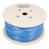 DIGITUS CAT 6A U/FTP installation cable 305 m, simplex, Cca, Easy Pull Box, blue