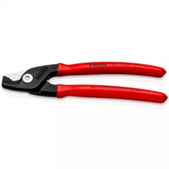 Cable shears Knipex 95 11 160 — 160 mm cutting capacity, ergonomic handles