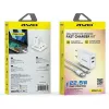 Awei mains charger PD81T-EU 22.5W with USB cable and USB-C, white, GaN