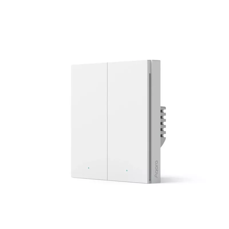 AQARA Smart Home Wall Switch H1, With Neutral, Double Rocker (WS-EUK04)