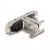 DeLOCK RJ45 Coupler LSA to LSA Cat.6A toolfree Black