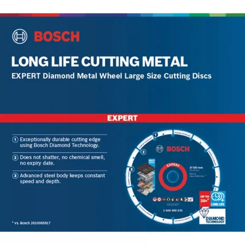 Bosch 2 608 900 535 rotary tool grinding/sanding supply Cast iron, Metal, Plastic Cut-off disc