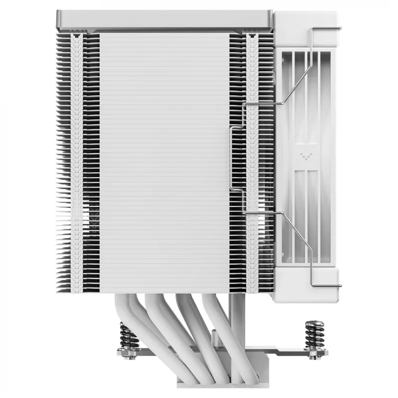 Processor air cooler DeepCool AK500 G2 WH, 120 mm fan, max air pressure 3.33 mmH2O, 117×129×159 mm, white