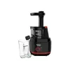 Slow juicer Tefal Juiceo ZC150 — 150 W, 4.5 cm feeding tube, 0.8 L juice & pulp containers, 80 RPM, Black/Red