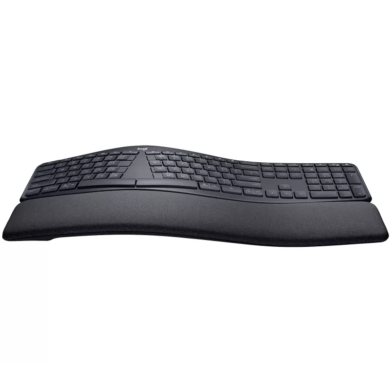 Logitech ERGO K860 - Keyboard - Wireless - 2.4 GHz, Bluetooth 5.0 - QWERTY - Spanish - Graphite