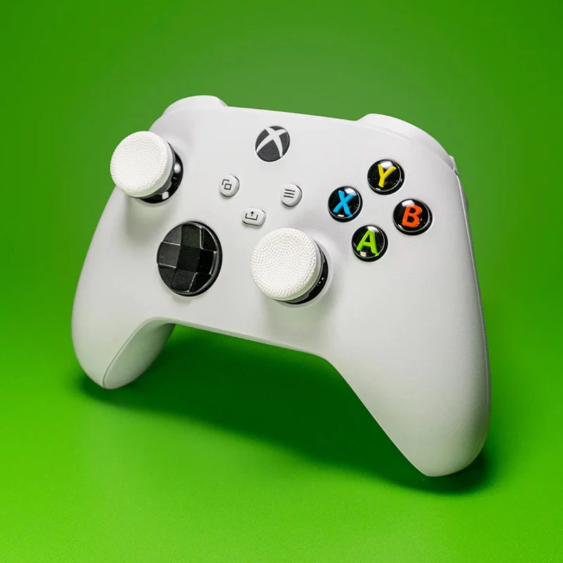 Gaming controller thumbstick grips STEELSERIES KontrolFreek Sports Clutch White Black XBX high grip performance
