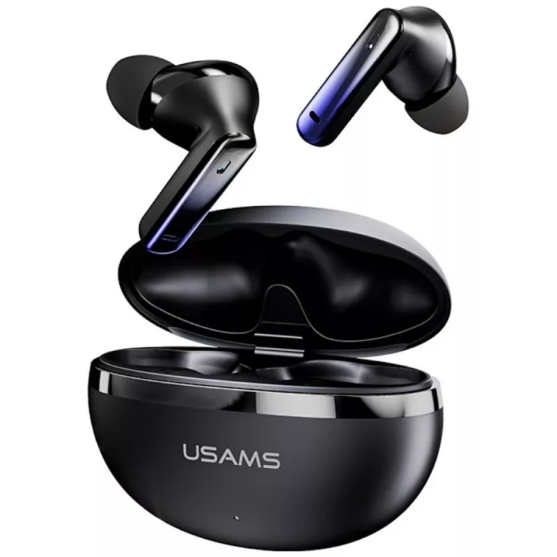 Bluetooth headphones Usams TWS E02 ANC+ENC black