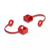 DeLOCK Dust Cover for RJ45 plug with mounting clip 50 pieces set coloured