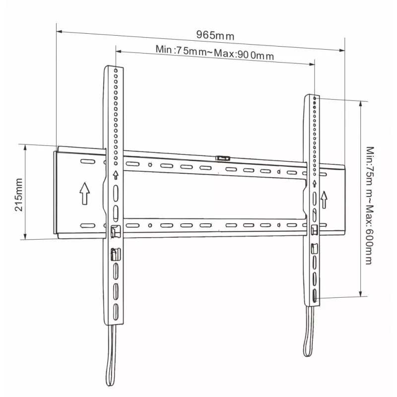 LCD holder AR-94XXL 65-120 inches 200KG 900x600