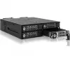 ICY DOCK - ToughArmor MB720MK-B V3 - 4x PCIe 4.0 M.2 NVMe to 4x OCuLink in 1x 5.25 bay mobile rack metal black w/ keylock (tri-mode compatible)