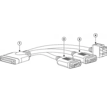 KVM cable Cisco N20-BKVM USB VGA