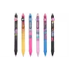 Retractable rubberised erasable pen CoolPack Disney Stitch Black