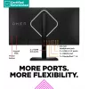 RENEW SILVER OMEN by HP 27qs QHD Gaming Monitor - 27 2560x1440 QHD 400-nit 240Hz AG, IPS, 2x HDMI/DisplayPort, 2x USB-A, speakers, height adjustable/tilt/pivot, 1 years