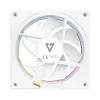 Case fan MODECOM VOLCANO LOOP 120 ARGB White — 120 mm, ARGB lighting, PWM support, 400–1400 RPM