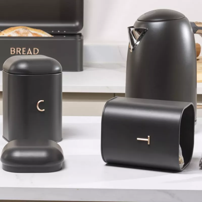 Canister set Salter BW13729EU7 3-piece charcoal - airtight kitchen storage containers