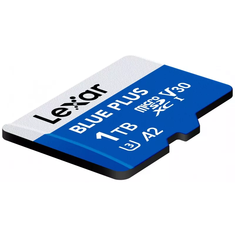 Memory card microSD card 1TB C10 A2 U3 V30 170MB/s Blue Plus