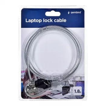 Gembird LK-K-01 Cable lock for notebooks (key lock) 1.8m