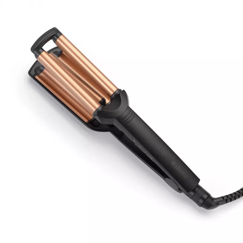 BaByliss Deep Waves Curling iron Warm Black, Orange 98.4 (2.5 m)