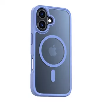 Phone case Torras Guardian Magnetic Series for iPhone 16, blue, magnetic-compatible, slim profile