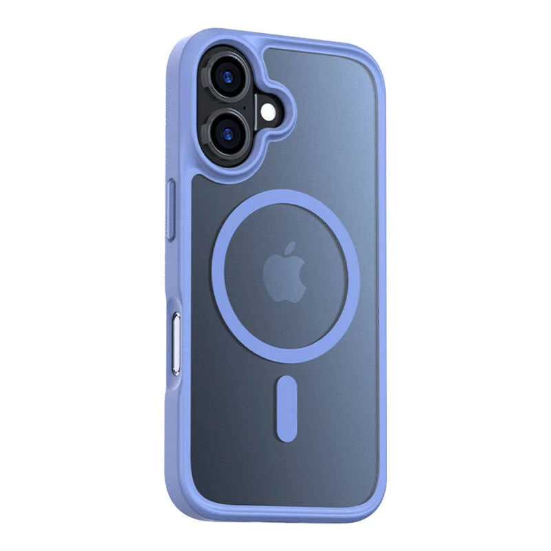 Phone case Torras Guardian Magnetic Series for iPhone 16, blue, magnetic-compatible, slim profile