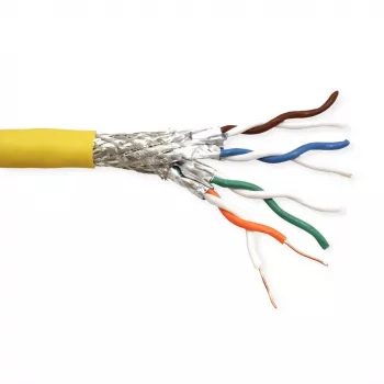 Networking Cable ROLINE 21.15.0005 100m Cat8 SF/UTP Yellow