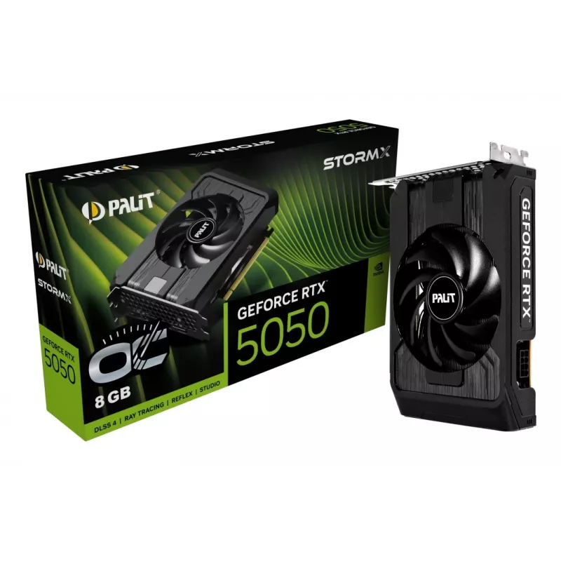 Graphics Card Palit GeForce RTX 5050 StormX OC — 8 GB GDDR6, 128-bit, PCIe 5.0