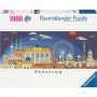Jigsaw puzzle Ravensburger Panorama Night in Berlin 1000 pieces, panoramic format