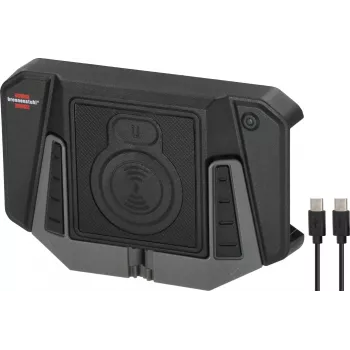 Indoor Charger Brennenstuhl 1173780001 Wireless Smartphone Black Grey