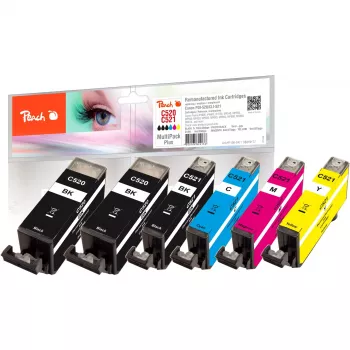 Peach 319177 (PI100-247) ink cartridge 6 pc(s) Compatible High (XL) Yield Black, Cyan, Magenta, Yellow