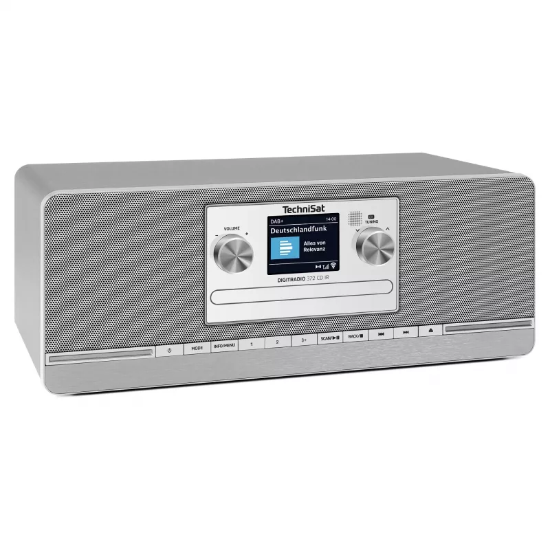 TechniSat DIGITRADIO 372 CD IR Internet Analog & digital Anthracite, Silver