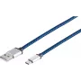 USB Cable S/CONN 14-50018 USB 2.0 0.3m USB A USB C Blue