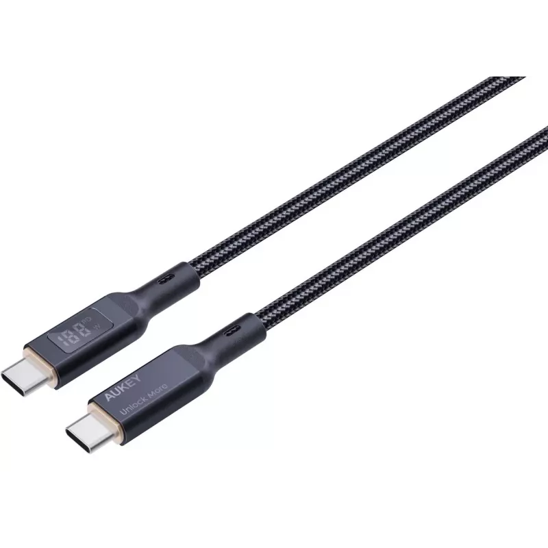 AUKEY CB-MCC102 USB Cable 1.8m USB C Black 480 Gbit/s