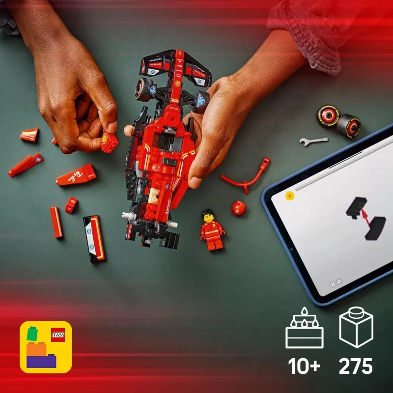 LEGO Speed Champions Ferrari SF-24 F1 Racing Car set 77242 — 275 pcs, 1 minifigure, 10+ yrs