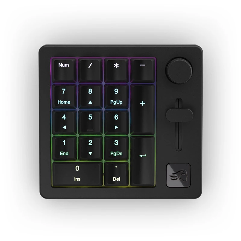 Wired/ Wireless Numpad Triton Glorious GMMK Wireless Numpad — Fox mechanical switches, black