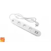 Smart power strip Denver SHP-300U 3 AC outlets Type E 4 White