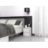 MALWA M2 WHITE BEDSIDE TABLE